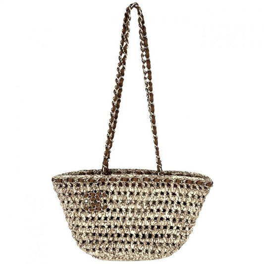 Chanel Shoulder Bag Cage Shopping Chain Tote Coco