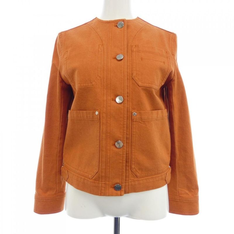 Hermes Crude Sel 2 E0251 dq Denim Jacket