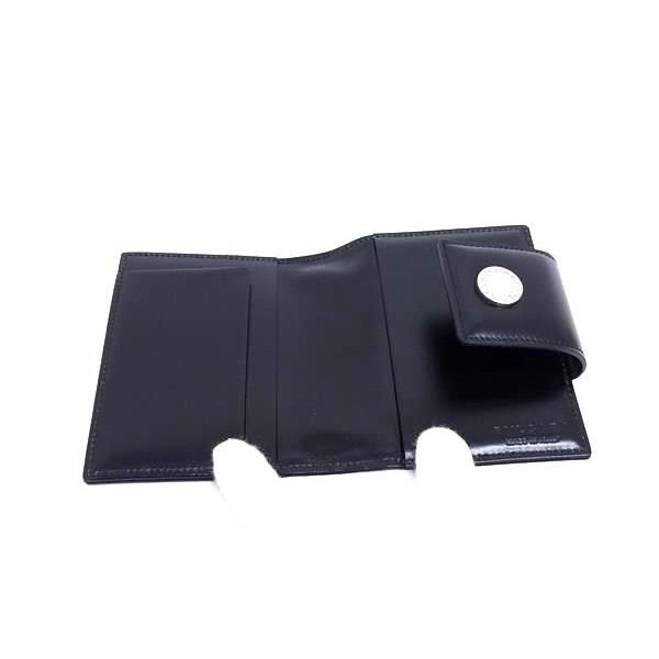 Bvlgari Canvas Leather Notebook Cover a Dos Letter Book Black Agenda — view 3