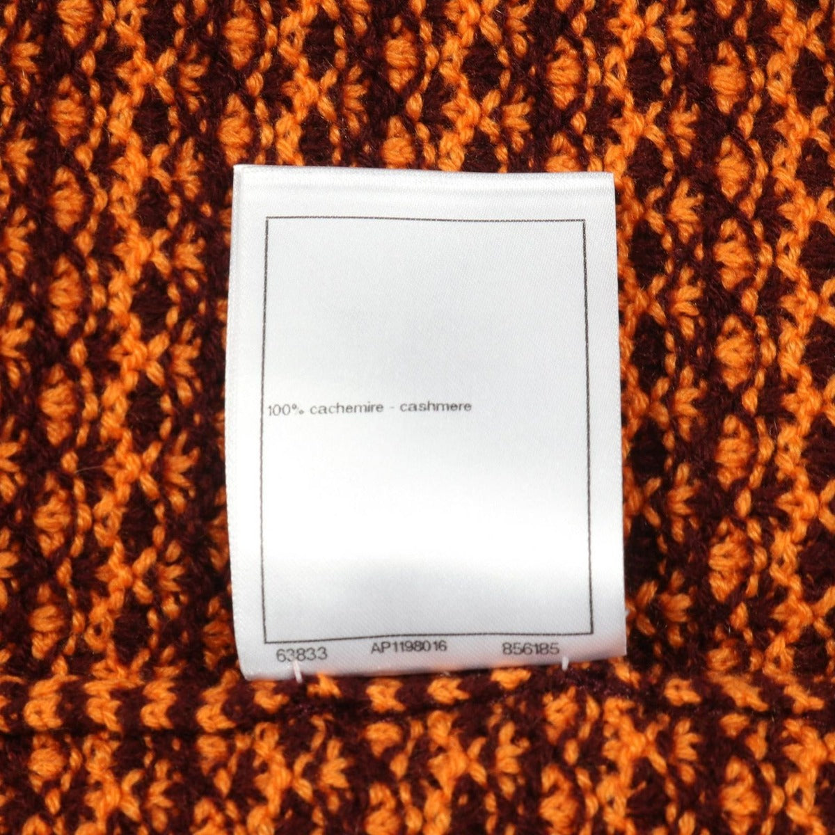 Chanel Dress CC Logo Button Orange Bold — view 4