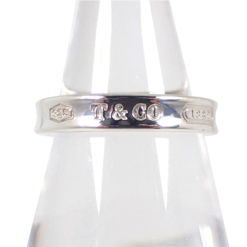 Tiffany & Co AG 925 1837 Narrow Ring No 11 J129-2