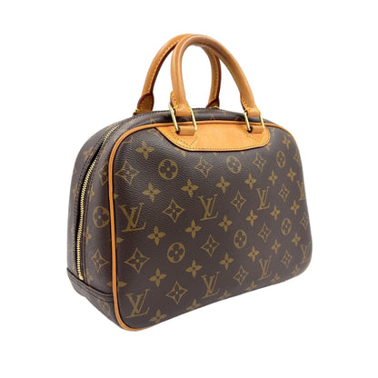Louis Vuitton Monogram Leather Brown Light Handbag Gold — view 2