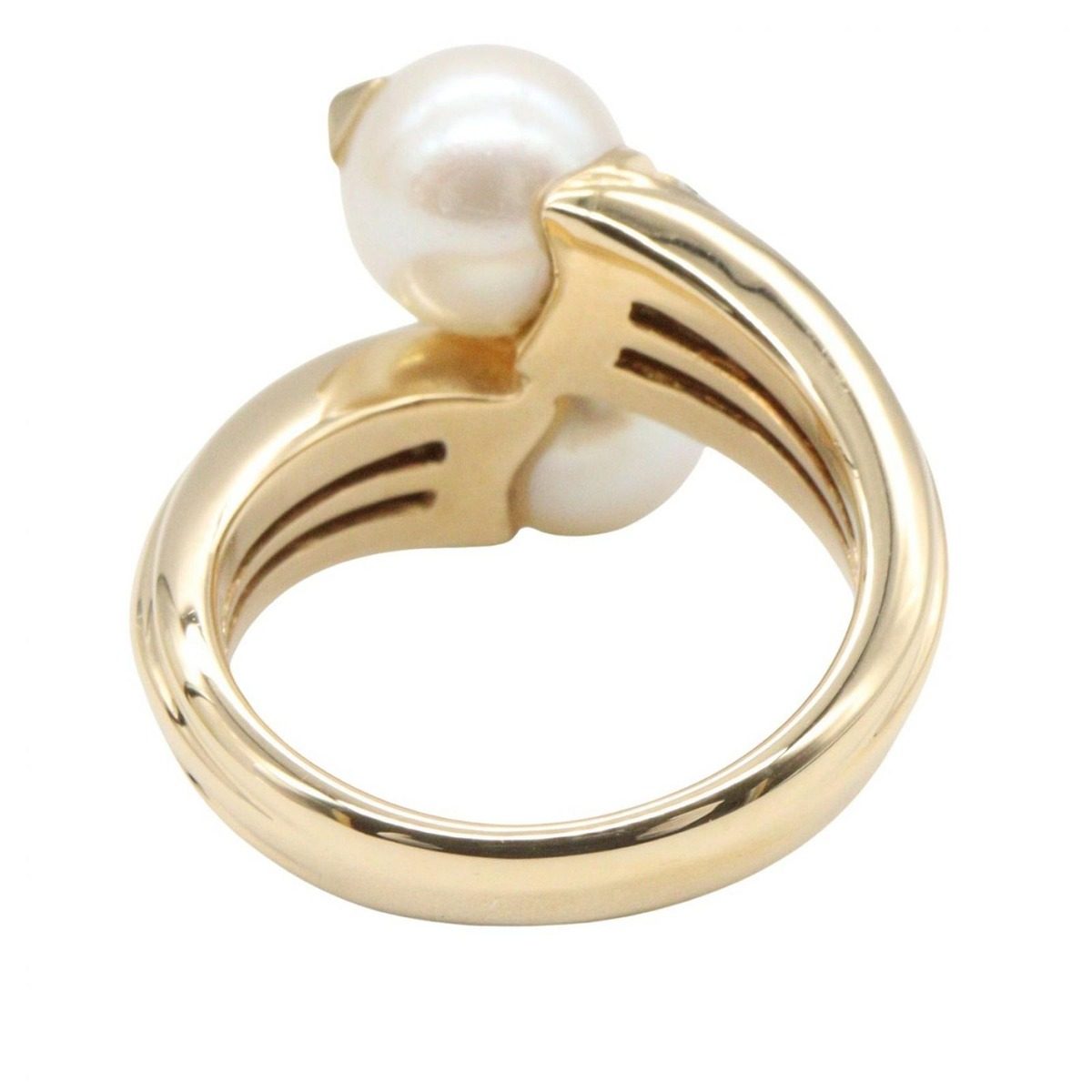 Bvlgari Ring Passo Doppio Pearl Diamond 18k — view 4