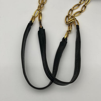 Loewe Shoulder Bag Black Anagram Embossed Nappa Leather Chain Vintage — view 6