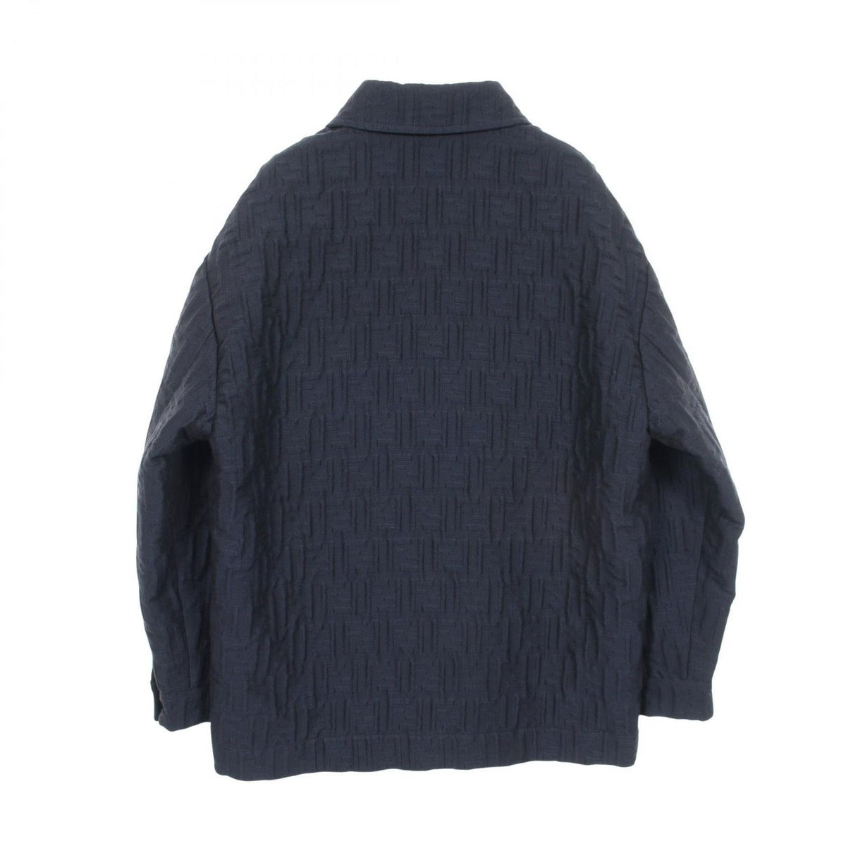 Fendi FF Embossed Shirt Jacket Wool — view 2