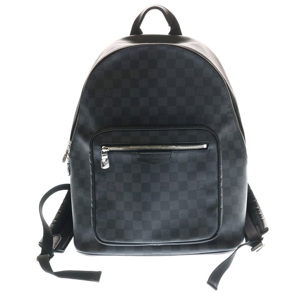Louis Vuitton Damier Graphite Josh Backpack Silver Black