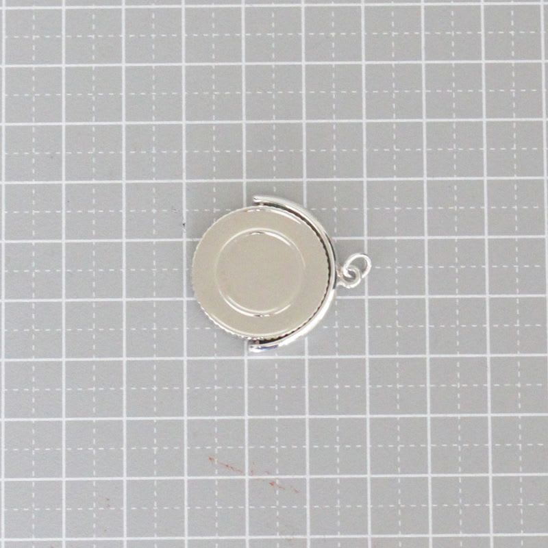 Tiffany & Co Coin Edge Pendant Top AG 925 Silver E1741