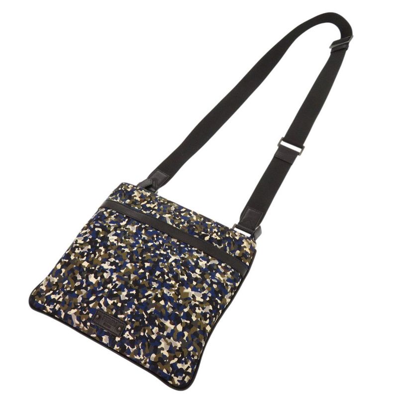 Fendi 7va369-6dz Nylon Leather Multicolor Shoulder Bag 0487 Fendi Men's