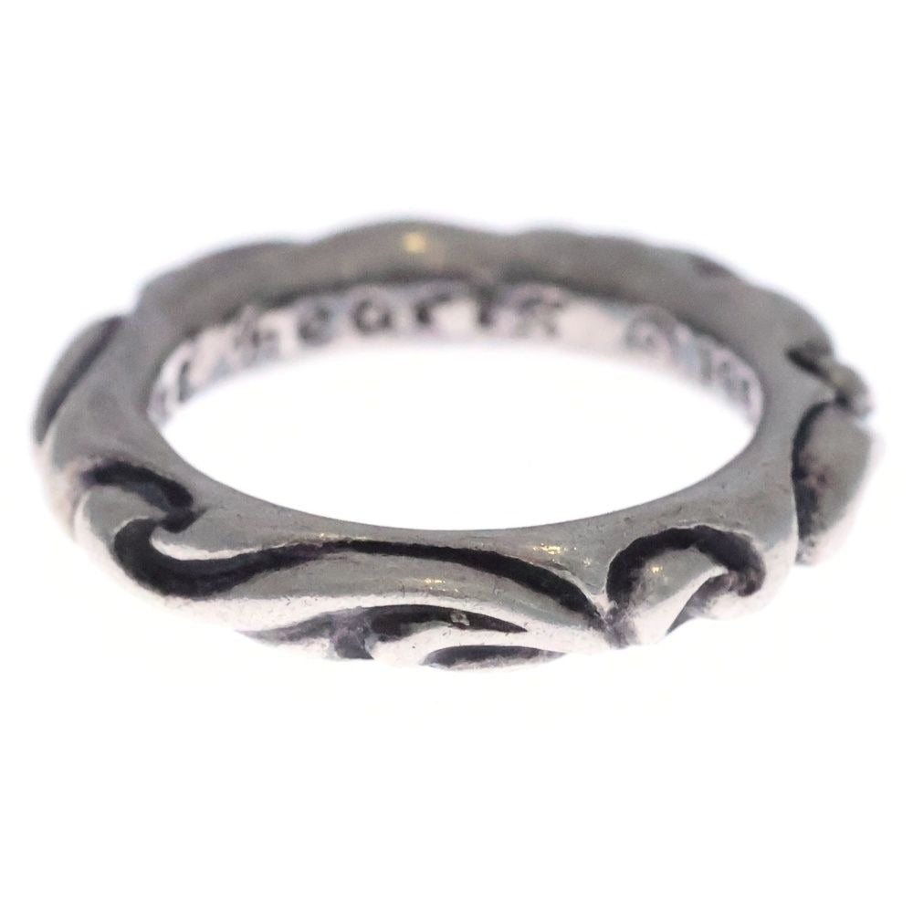 Chrome Hearts Scrl Band Scroll Silver Ring