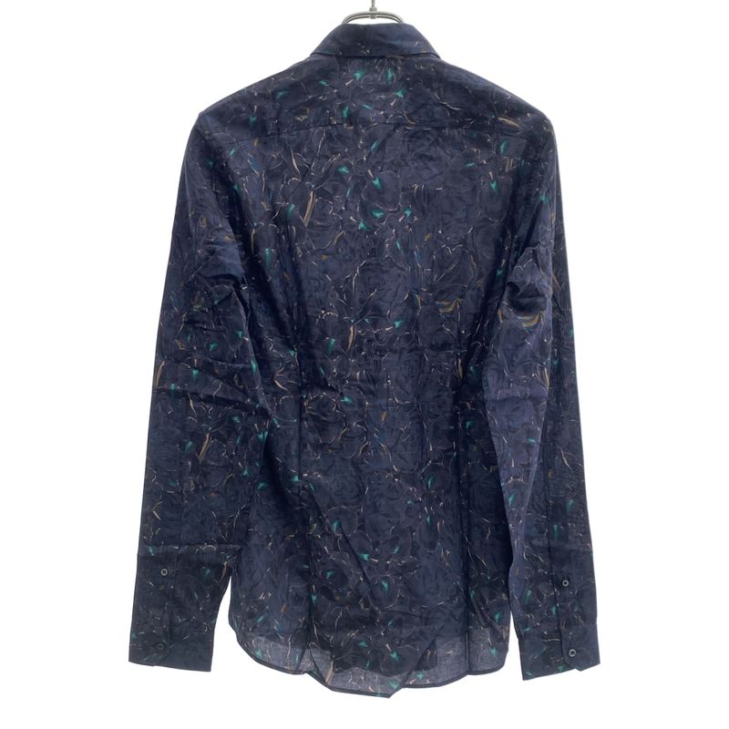 Gucci 13ss Slim Fit Floral Print Shirt 189474z3451 Purple Color 38