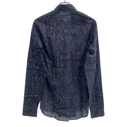 Gucci 13ss Slim Fit Floral Print Shirt 189474z3451 Purple Color 38