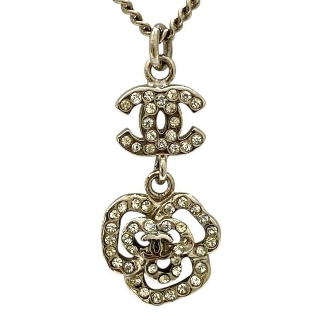 Chanel Accessory Small Coco Mark Camellia Metal