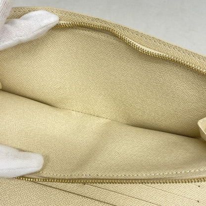 Louis Vuitton Damier Azure Portefeuille Antholite Long Wallet N63072 White