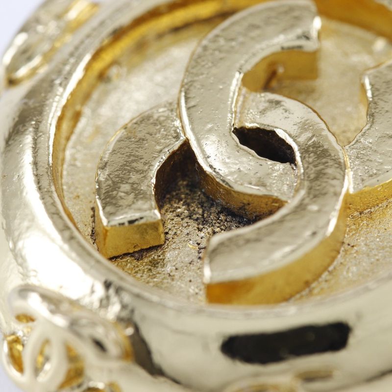 Chanel Gold Plated Ladies 20.3g Earrings