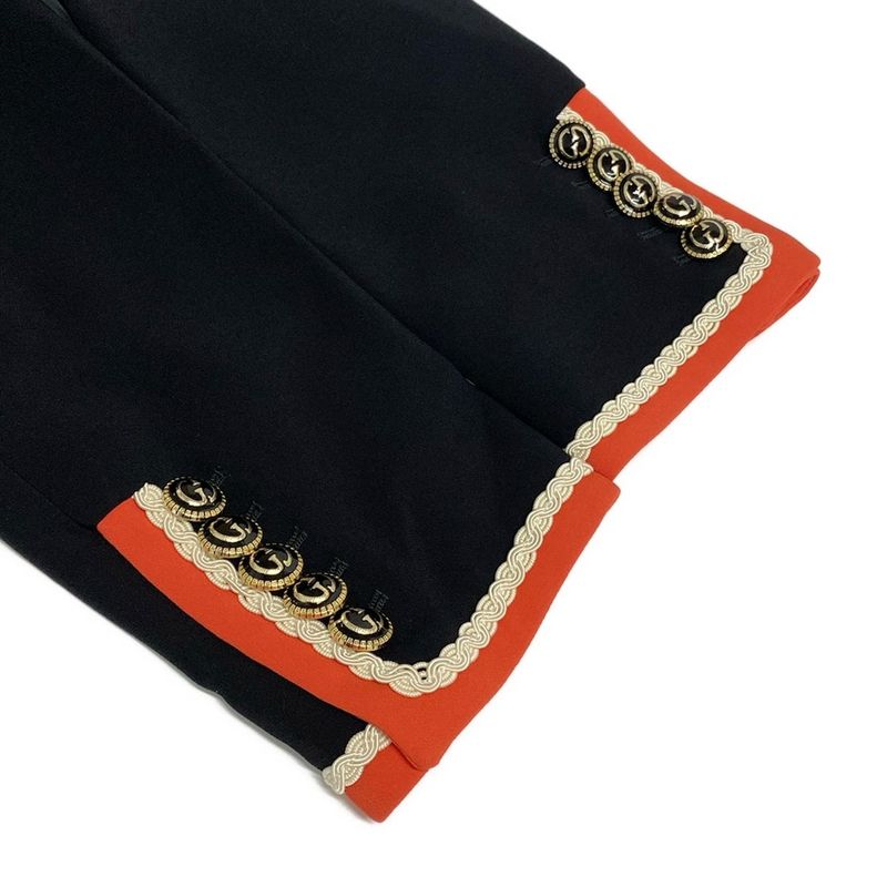 Gucci Jacket Size 38 S Women - 577028 Zacdk Black X Red X Ivory Long Sleeves /