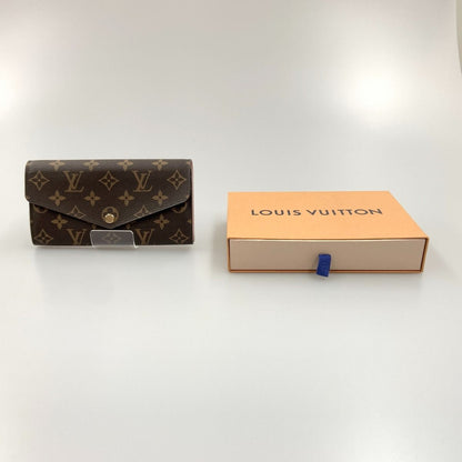 Louis Vuitton Monogram Portefeuille Sara Bifold Long Wallet M62235 Brown X