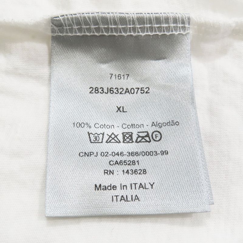 Unused 22aw Dior X Travis Scott Cactus Jack Travis Scott T-Shirt Logo Print Cut