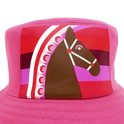 Hermes Fred Bucket Hat Pink Red Size 58 Hat Apparel Others