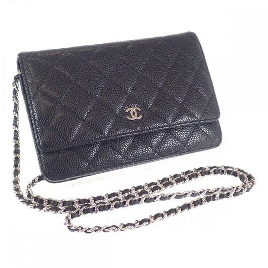 Chanel Quilted Classic Chain Wallet Coco Mark c3906 Long