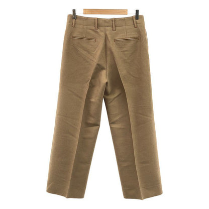 Gucci | 2017 | Wool Wide Slouchy Pants | 42 | Beige | Women