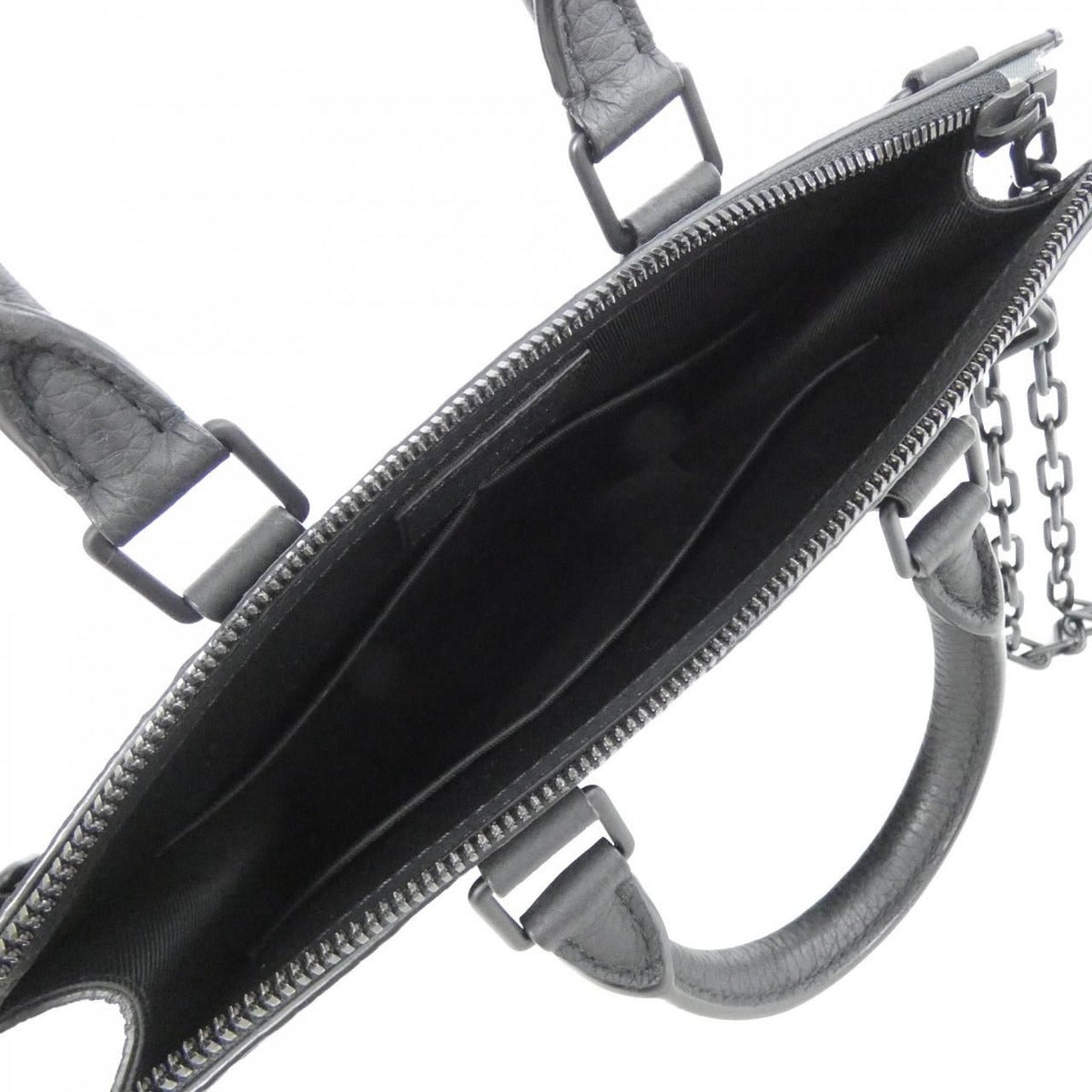 Louis Vuitton Taurillon Monogram Sac Plat Messenger Bag Black — view 6