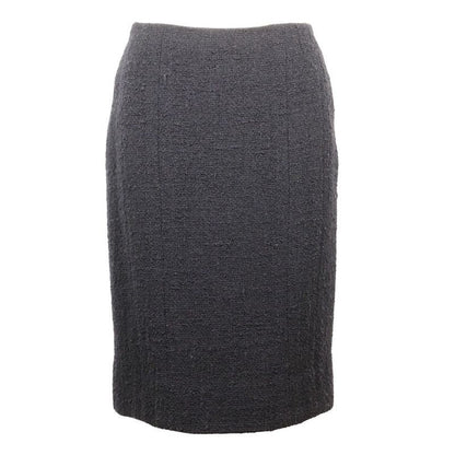 Chanel Wool Navy Skirt