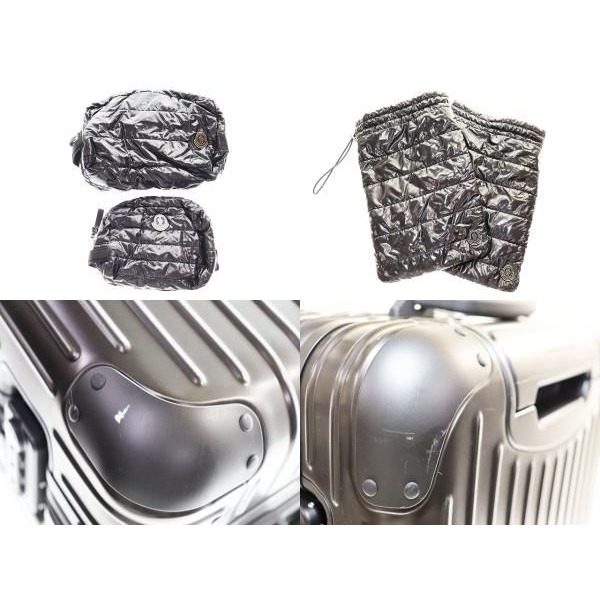 Moncler Rimowa Collaboration Case Black Tsa Lock Mon Cles Carry T-Shirt — view 7