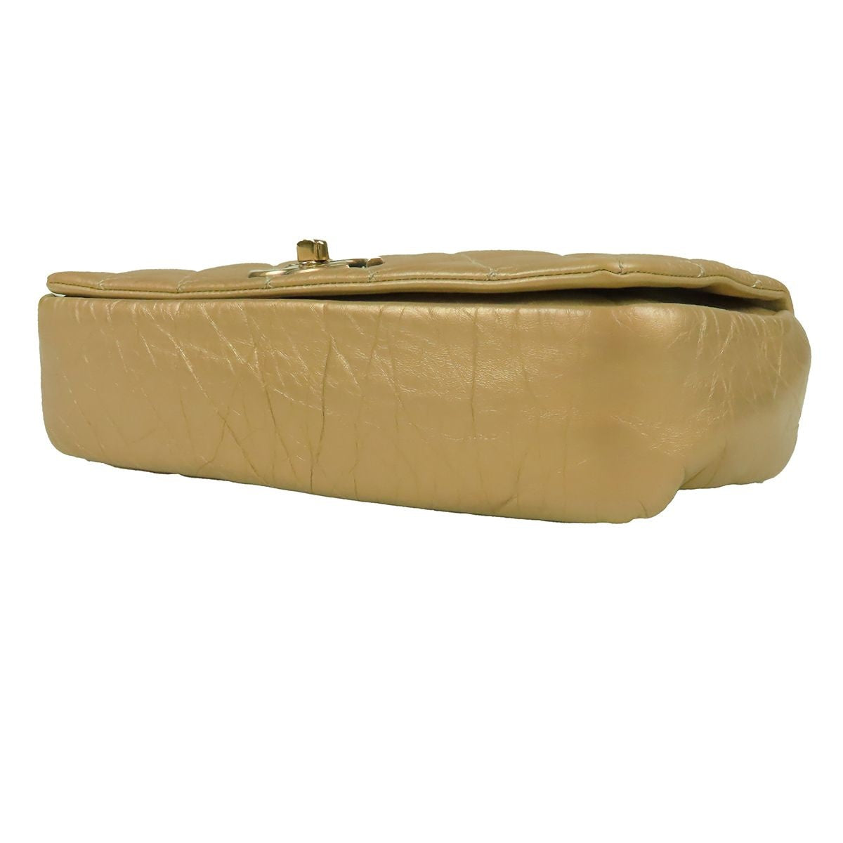 Chanel Paris Bombay Flap Gold Calfskin 2-Way Shoulder Bag — view 3