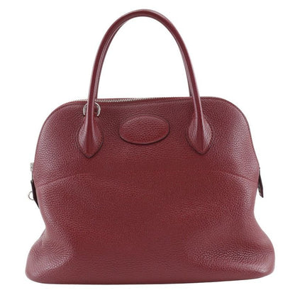 Hermes Bolide 31 ck K1 Taurillon Clemence Rouge Grenat Handbag