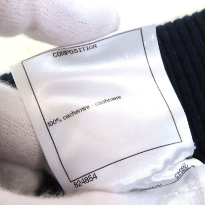 CHANEL P56182k07327 100% Cashmere Coco Mark Logo Hardware Chain And Tan Lock