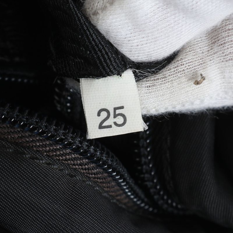 Prada Tessuto Nylon Triangle Logo Leather Shoulder Bag Crossbody Messenger