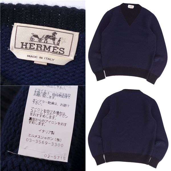Hermes Knit Sweater Long Sleeve Long Sleeve Cashmere