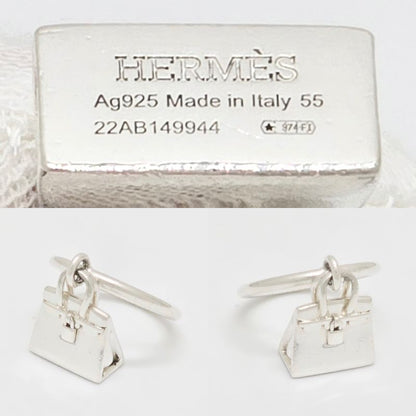 Hermes Kelly Amulet Ring 55 Approx Size 145 Star Ring Silver Sv925 80g 974fi
