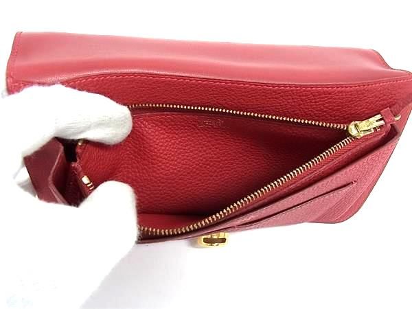 Hermes Dogon GM Togo Fold Long Wallet Card Holder Ladies Svhardware □C