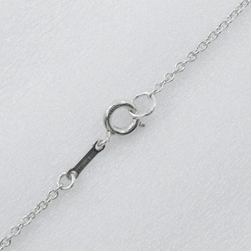 Tiffany & Co Open Heart Elsa Peretti 925 Silver Ladies 4.8g Necklace