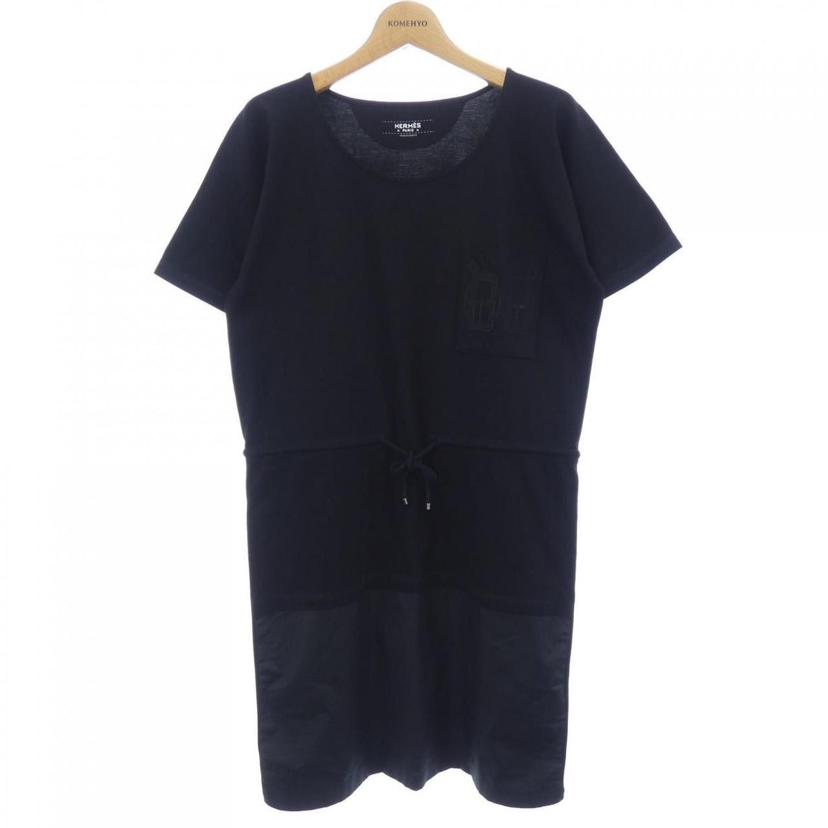 Hermes Cut Dress Black 36