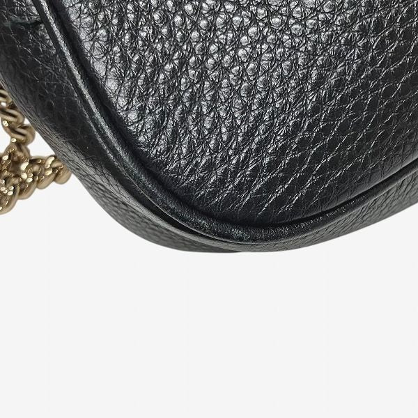 Gucci Soho 536224 Chain Black Bag Shoulder Bag Women