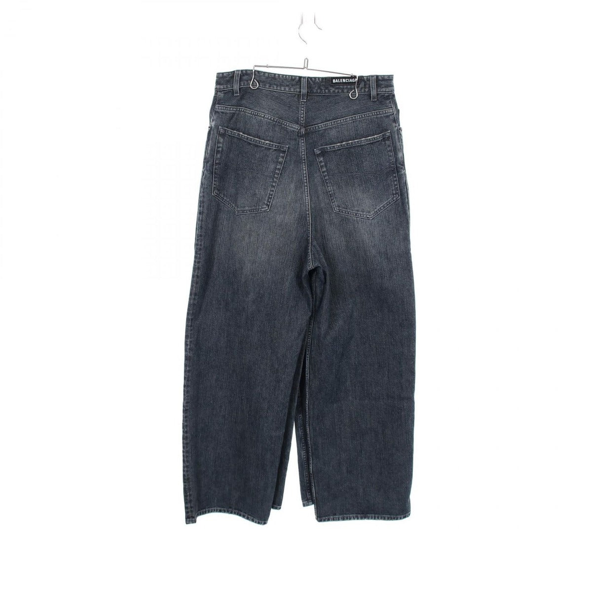 Balenciaga Denim Pants Double Side Blue Cotton — view 2