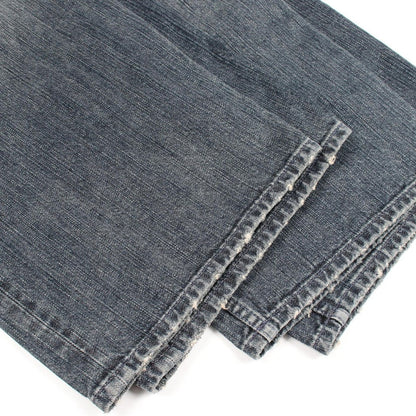 Balenciaga Denim Pants Double Side Blue Cotton — view 7