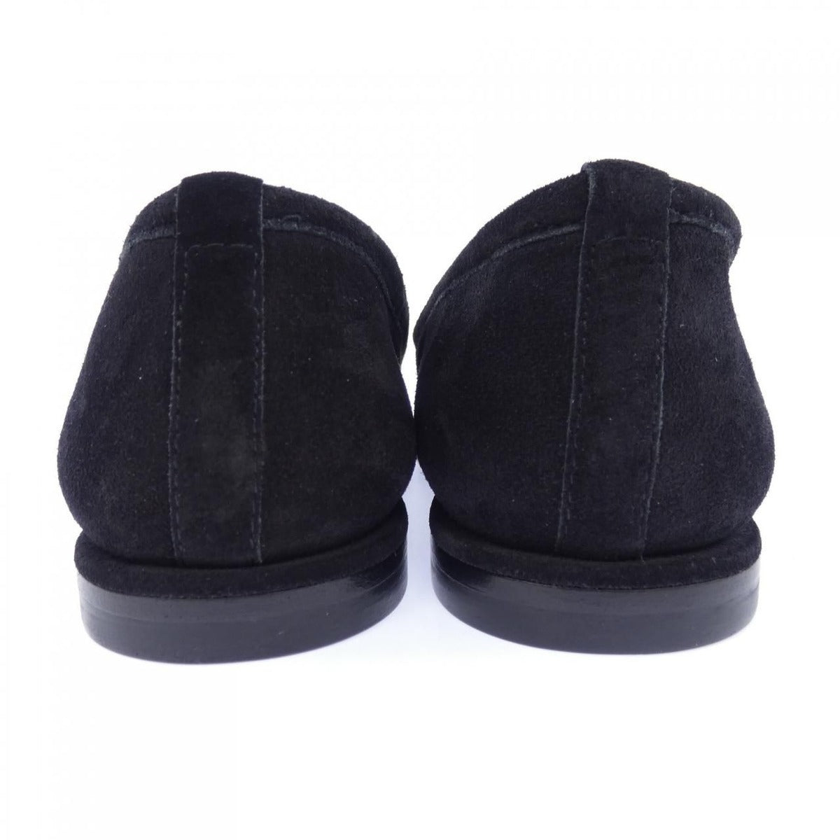Chanel Moccasins Shoes Suede Black — view 5