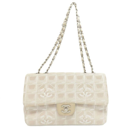 Chanel New Travel Line Shoulder Bag Canvas Women