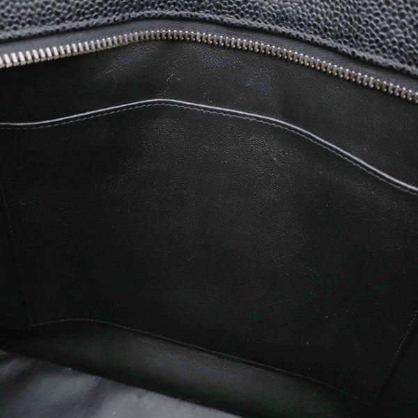 Chanel Tote Bag Revival Tote Caviar Skin Black Gunmetal Hardware Black Coco