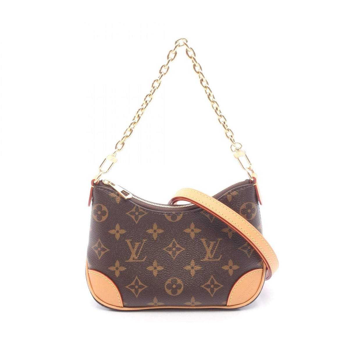 Louis Vuitton Handbag Nano Boulogne Canvas Leather
