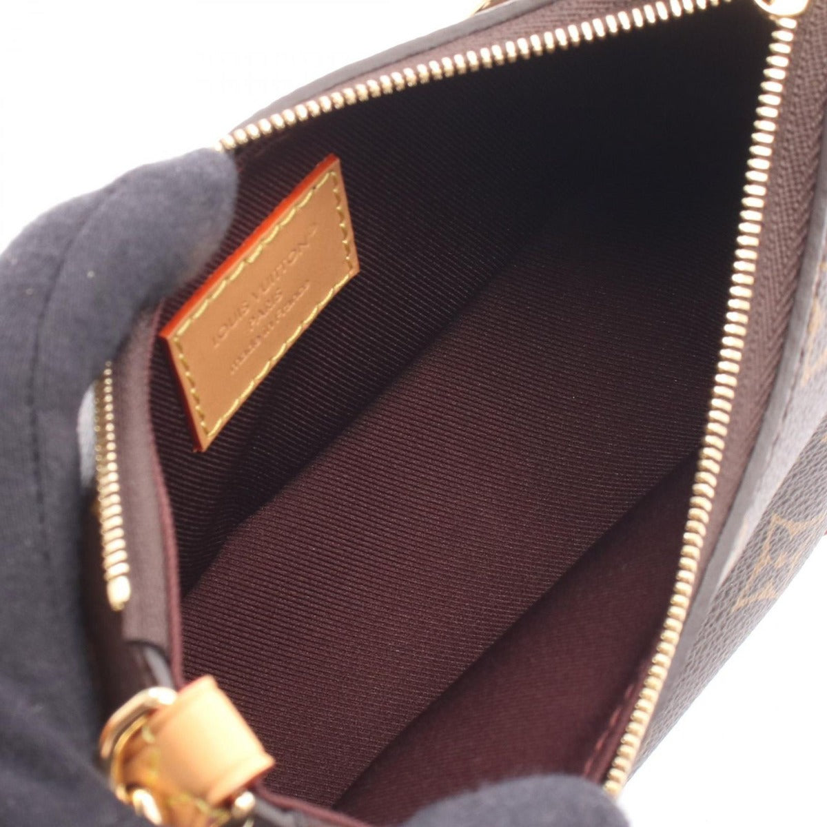 Louis Vuitton Handbag Nano Boulogne Canvas Leather — view 3