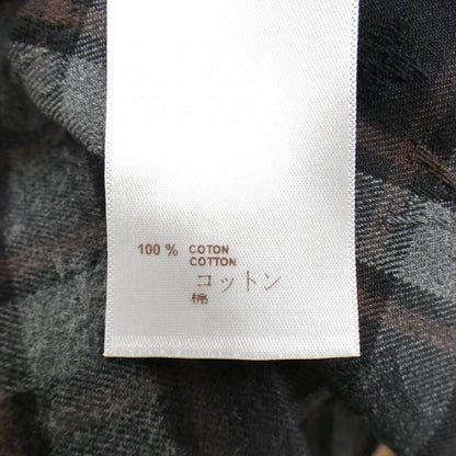 Louis Vuitton Shirt Navy Gray Check — view 3