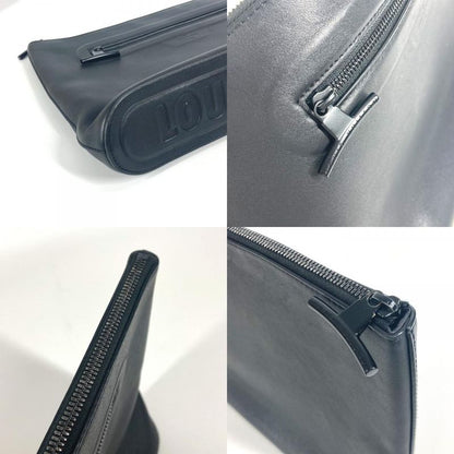 Louis Vuitton Clutch Bag Pochette Cosmos M63268 Leather Noir Black