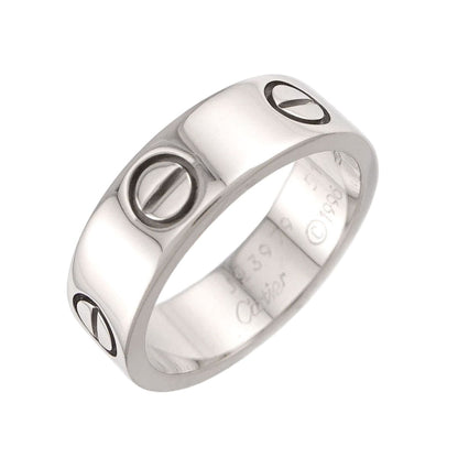 Cartier Love Classic 51 Ring 18k WG White Gold 750 Certificate
