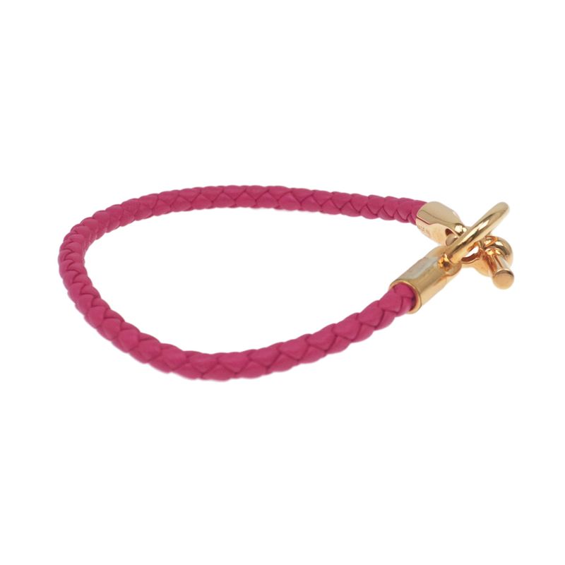 Hermes Grennan Bracelet Rose Mexico Gold Hardware Bangle Accessories -