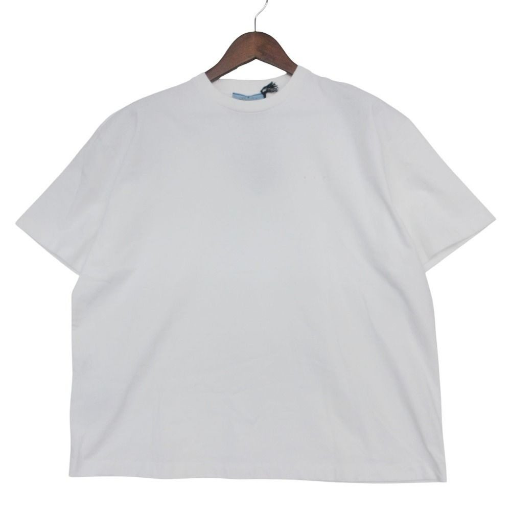 Prada Short Sleeve T-Shirt Jersey Pullover Top White XS Sweater
