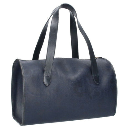 Christian Dior Trotter PVC Leather Vintage Boston Bag Women's